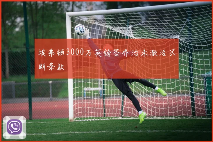 埃弗顿3000万英镑签乔治未激活买断条款